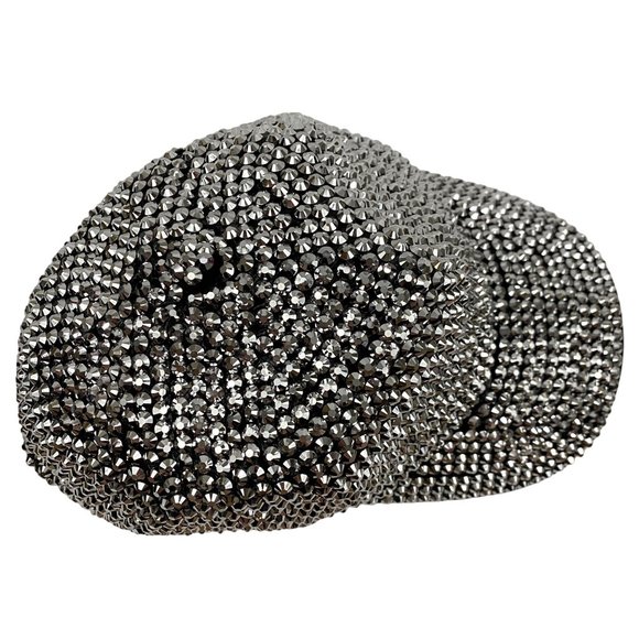 Baseball Cap Bling Rhinestone Studded Hat Adjustable Strapback Fashion - Picture 8 of 9